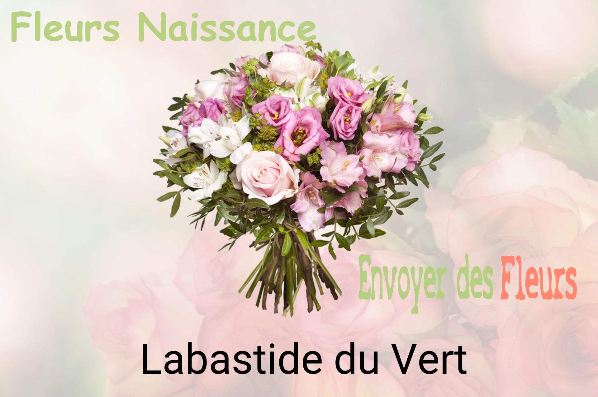 Bouquet de fleurs de naissance livré à Labastide-du-Vert