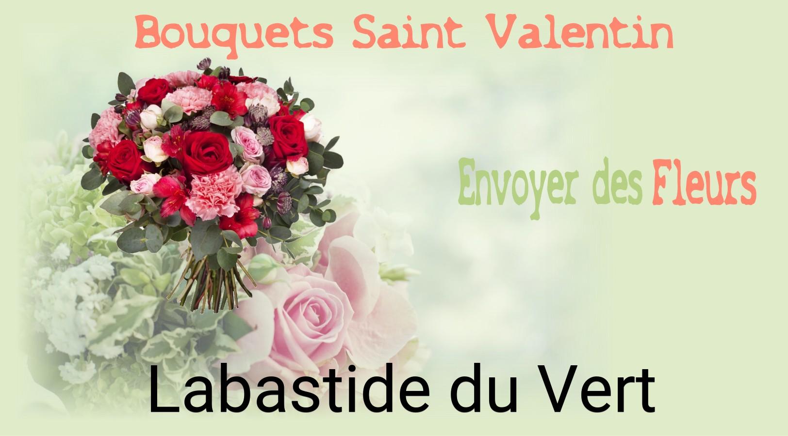 Roses de Saint-Valentin livrées à Labastide-du-Vert